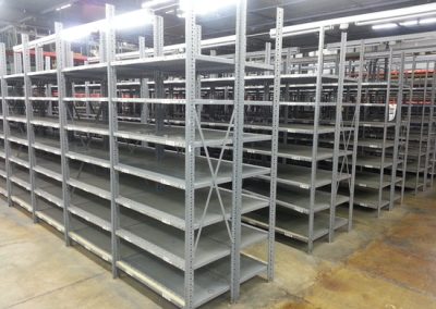 steel shelves