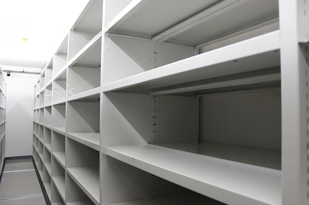 Storage with Metal Shelves