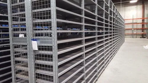 steel industrial shelving solutions