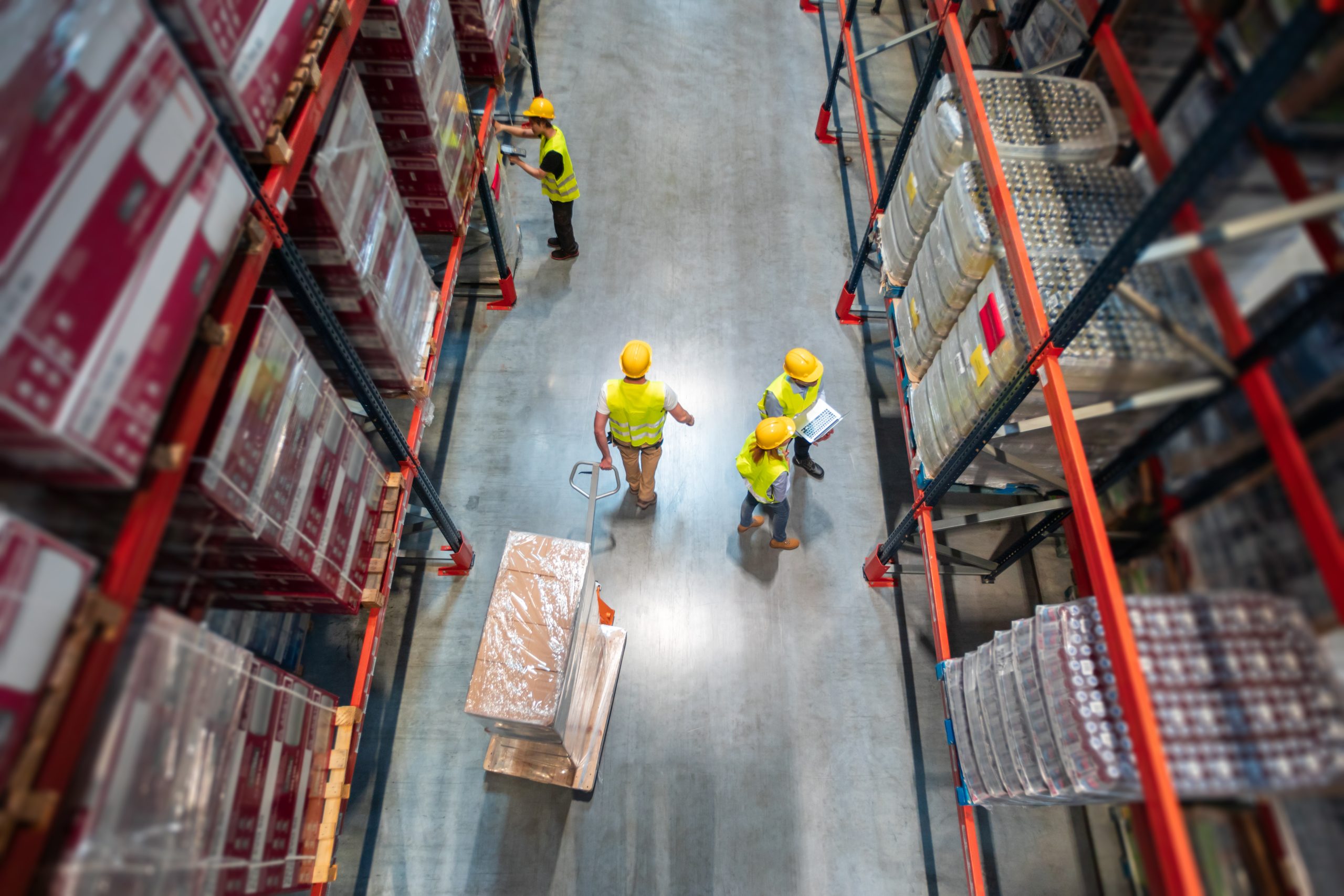 pallet cantilever racking system retail warehouse