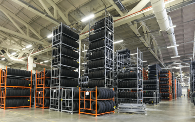 Used Tire Racks for Sale: Optimize Warehouse Storage Space